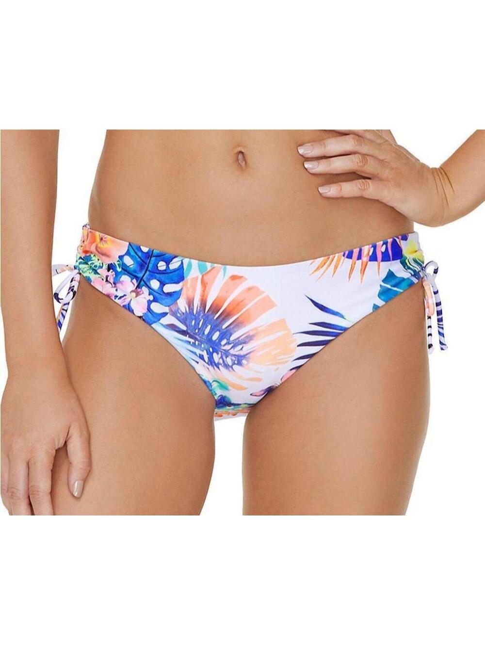 605 Raisins G711020 Haleiwa Luna Swim Bottom WHITE TROPICAL sz XL new